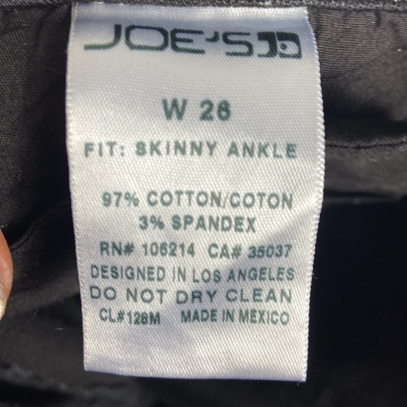 Joe’s Jeans Skinny Ankle Coated Jeans Size 26 - Picture 4 of 8